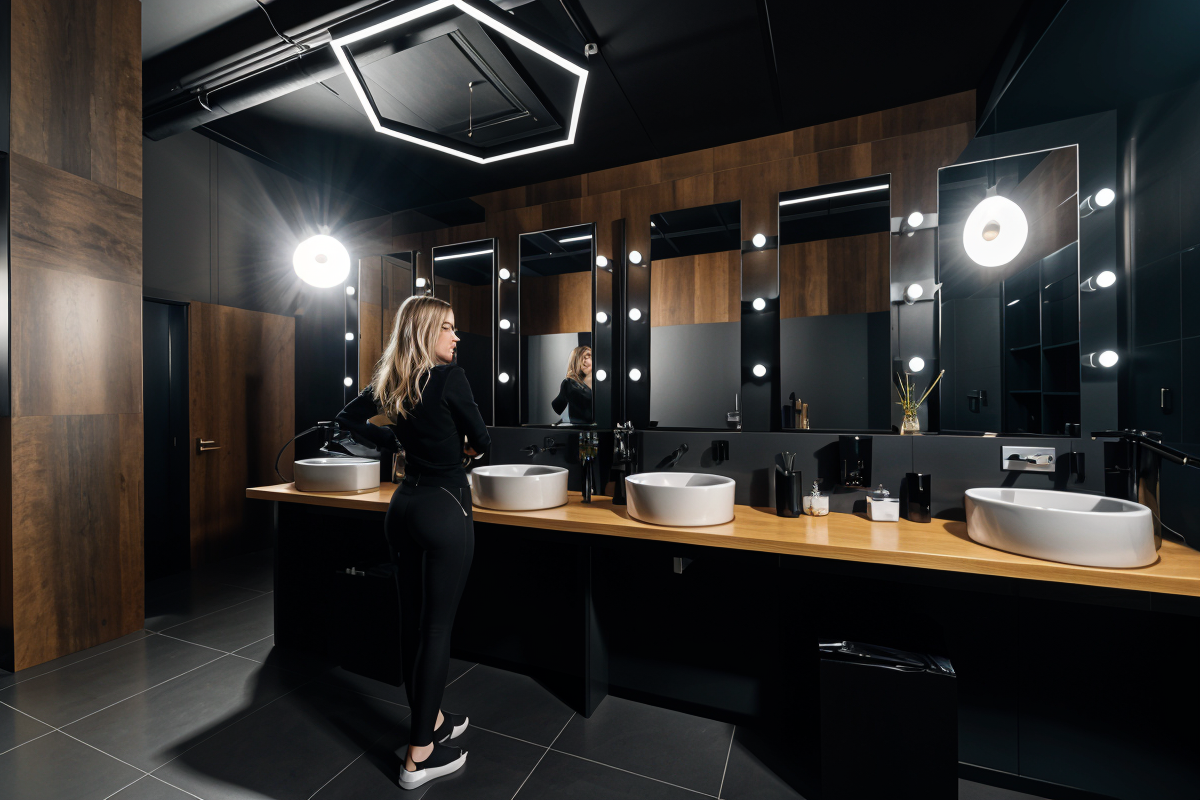 Concept for the premium upstairs vanity area